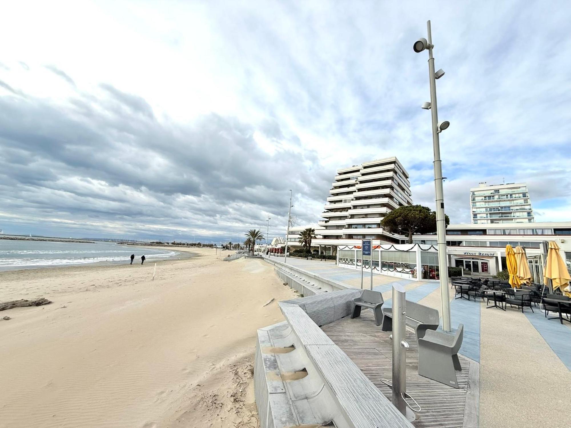 Appart Grande Motte Quartier Couchant - Parking - Balcon- Piscine - Plage 300M Ла Гранде-Моте Екстериор снимка